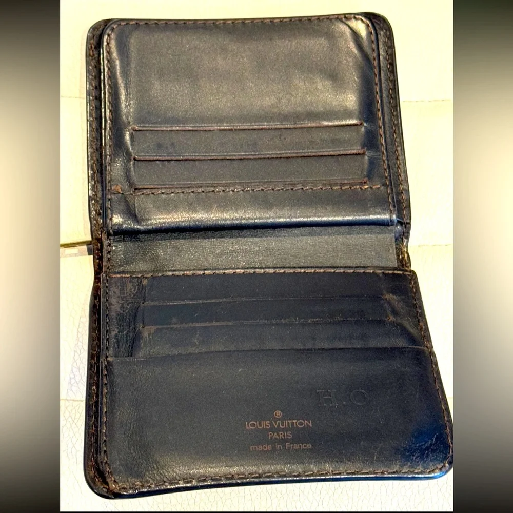 Louis Vuitton Luxe Dark Brown Men’s Bifold Wallet